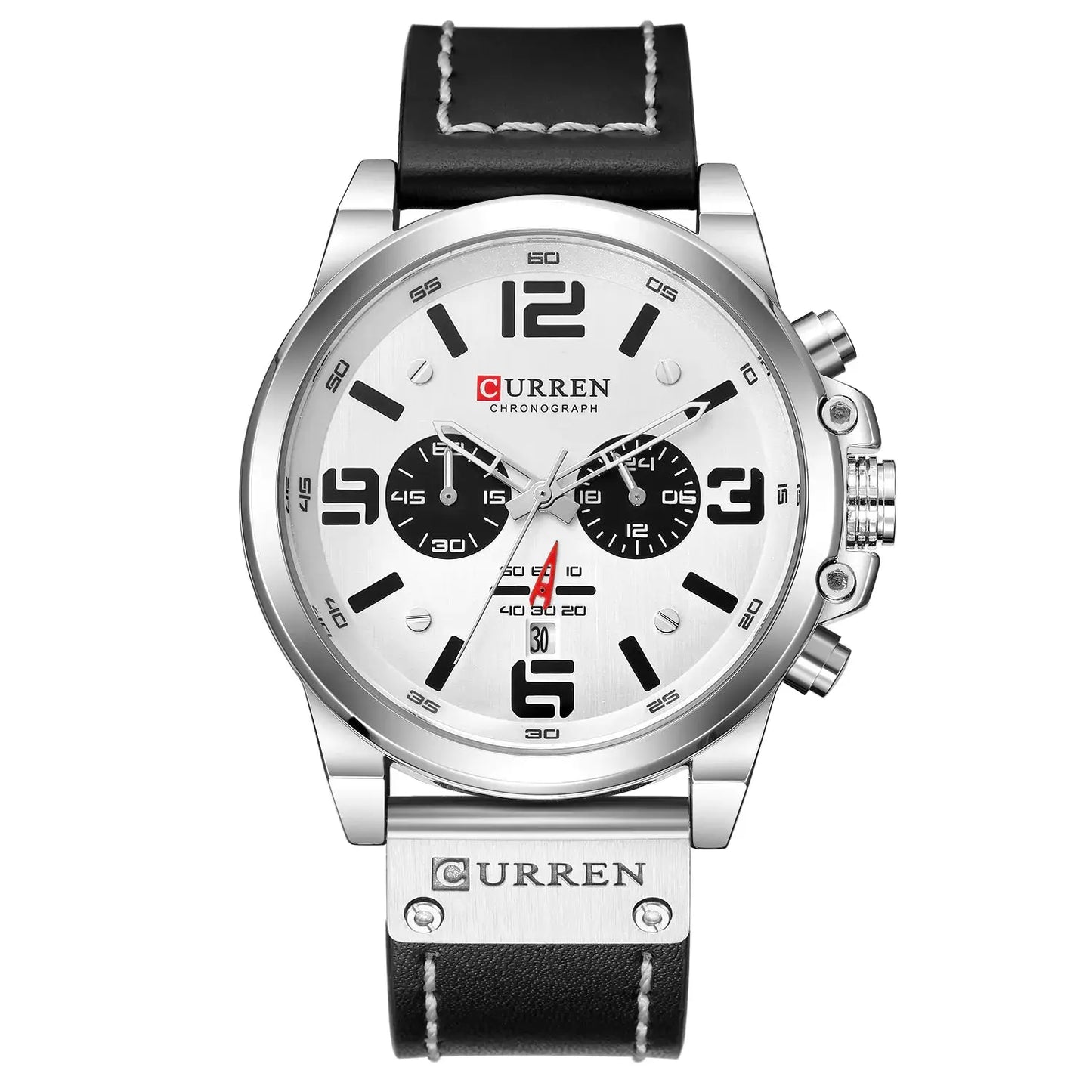 6-Needle Quartz Watch with Calendar and Waterproof Strap Convenient store