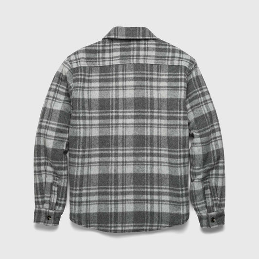 Skip Sherpa Shirt Jacket - Grey Combo - Convenient store