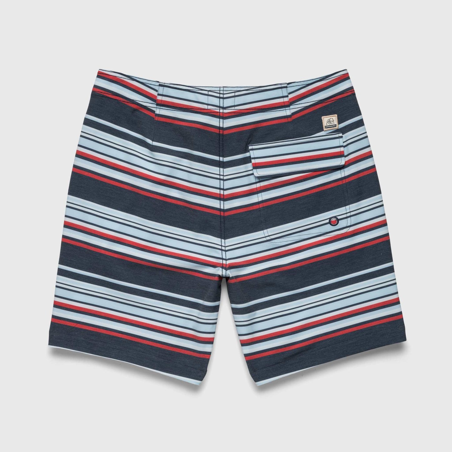 Duke 7.25” Stripe Boardshort - Navy Combo - Convenient store
