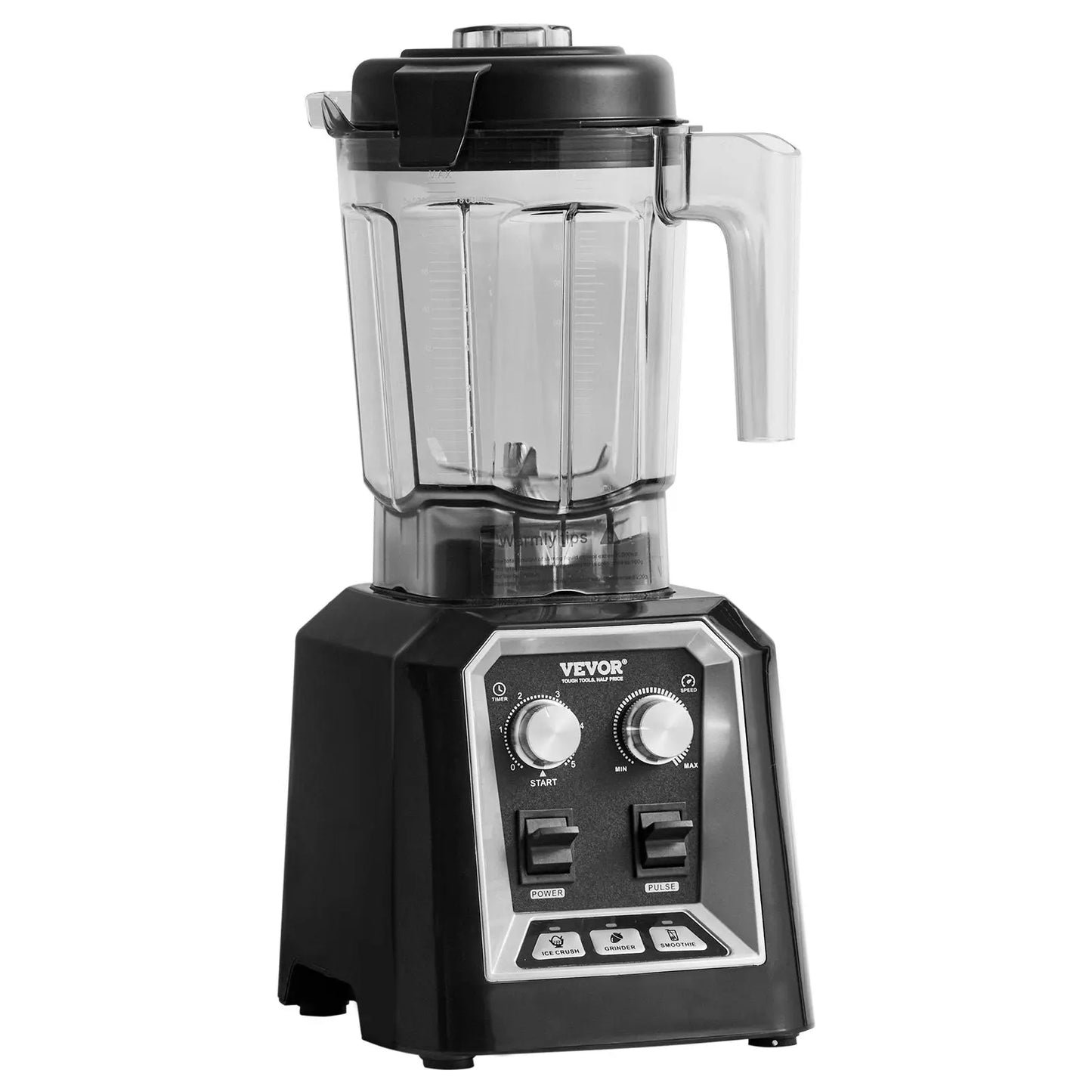 Professional Blender, Commercial Countertop Blenders, 68 Oz Jar Blender Combo, Stainless Steel 3 Functions Blender, For Frozen Drinks, Shakes, Smoothies, Peree, And Crush Ice, Black Convenient store
