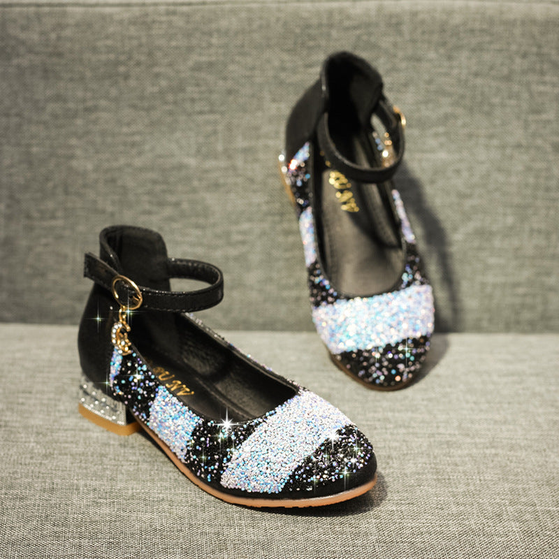 Rainbow Children's Crystal High Heels - Convenient store