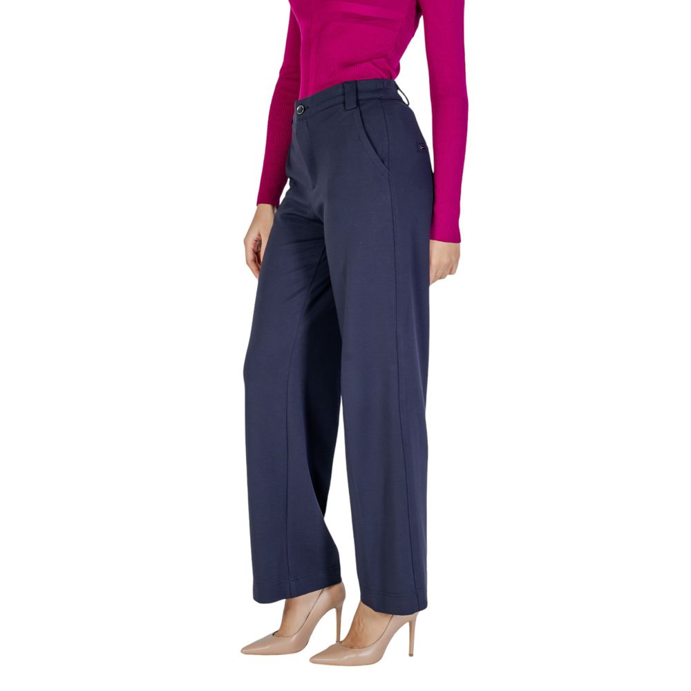Street One Blue Viscose Pant