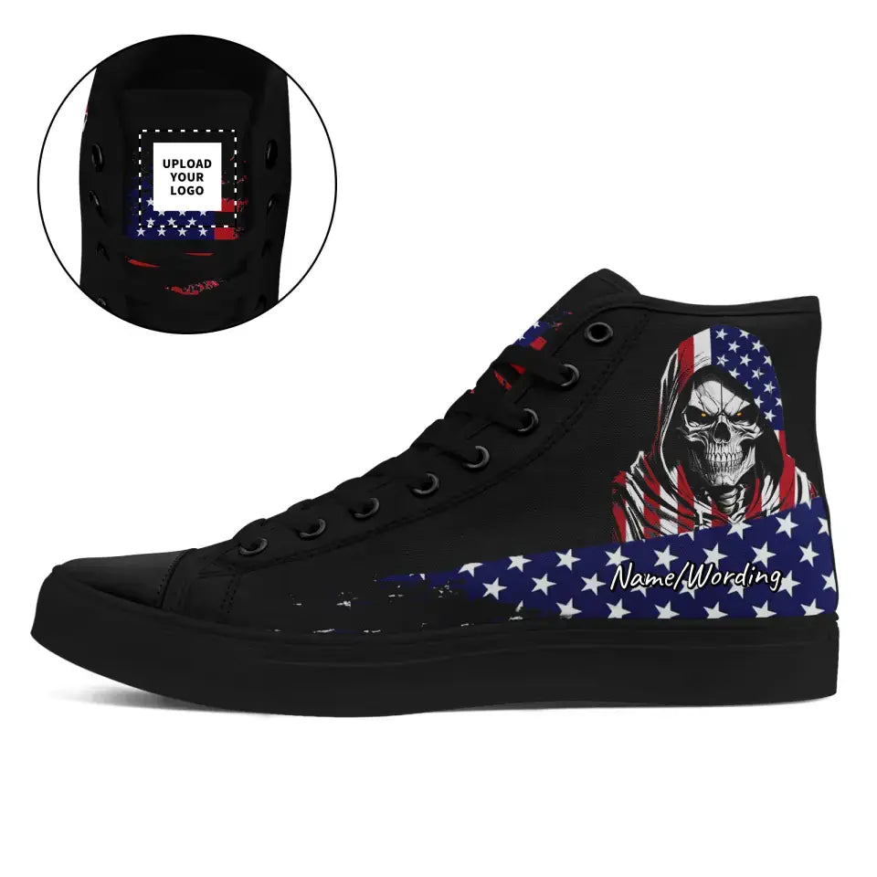 Personalized Patriotic Custom USA-Flag Shoes