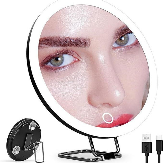 Led Rotating Makeup Mirror With Fill Light