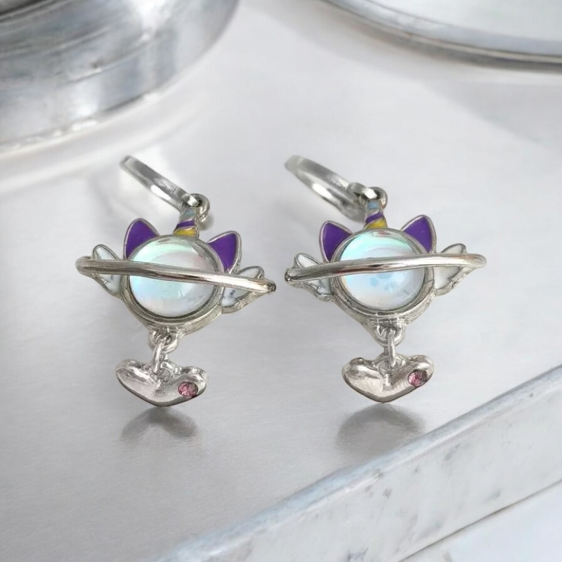 Kitty UFO Earrings