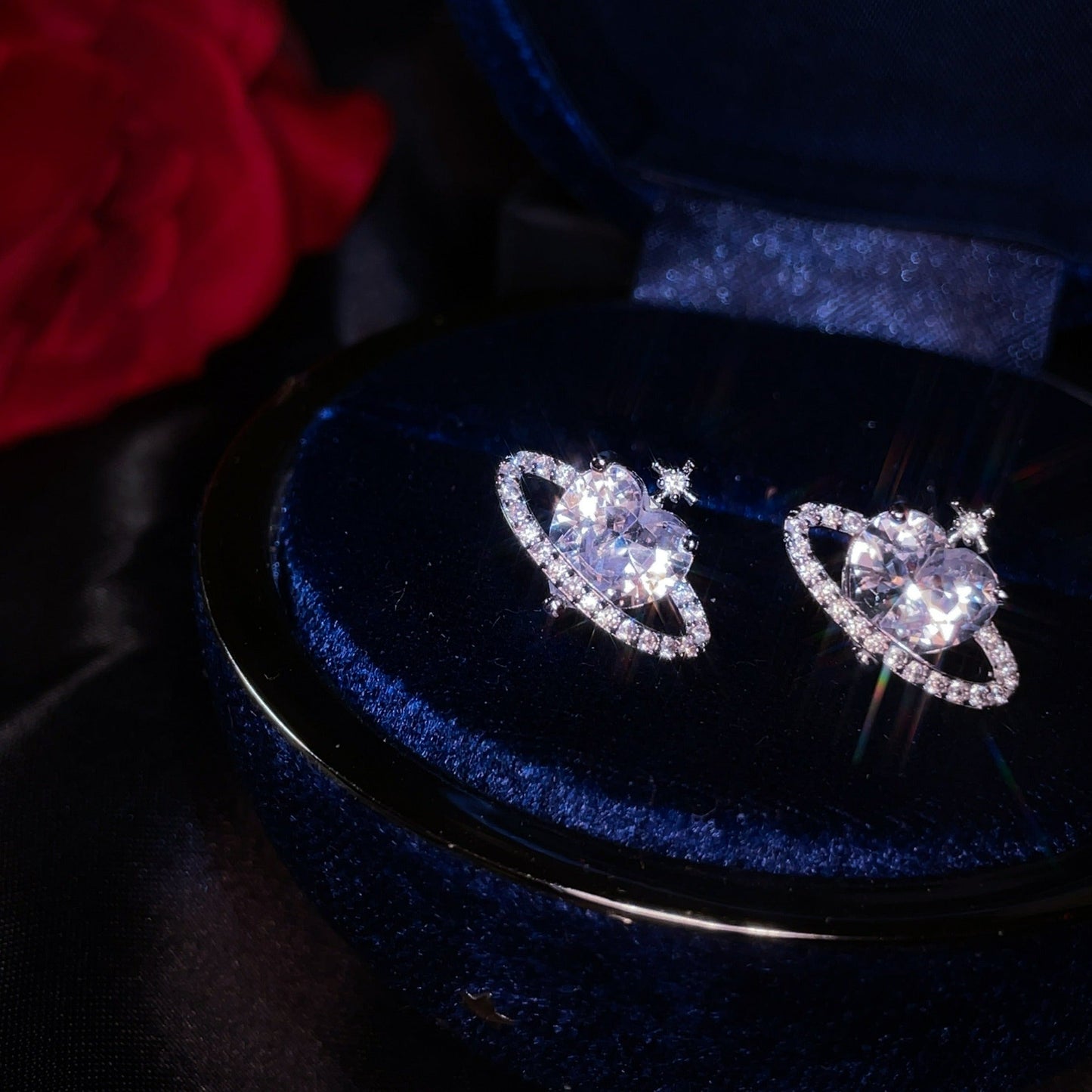 Planet Heart Earrings