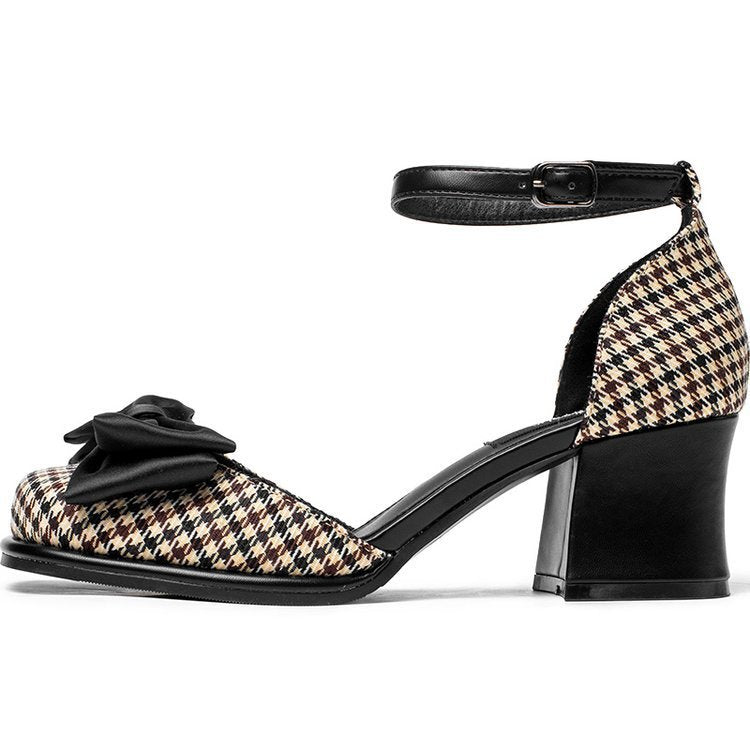 Women's Temperament Thick Heels And Versatile High Heels - Convenient store