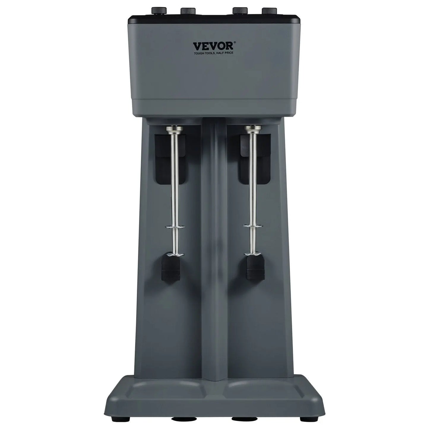 VEVOR Milkshake Maker, 375W X 2 Electric Milkshake Machine, Double Heads Drink Mixer Blender Machine, 3-Speed Milkshake Mixer With 2 X 820 Ml Stainless Steel Cups, For Commercial And Home Convenient store