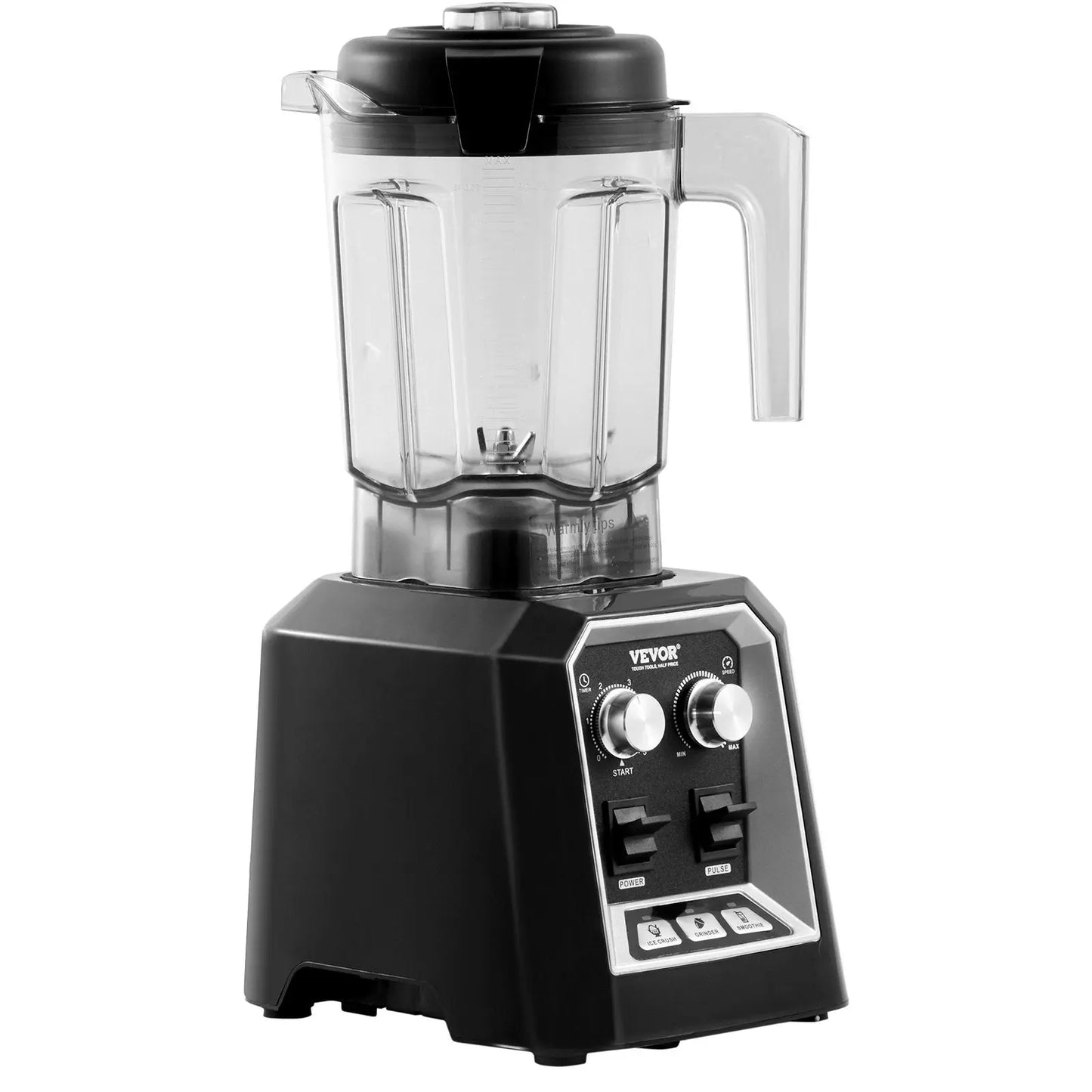 Professional Blender, Commercial Countertop Blenders, 68 Oz Jar Blender Combo, Stainless Steel 3 Functions Blender, For Frozen Drinks, Shakes, Smoothies, Peree, And Crush Ice, Black Convenient store