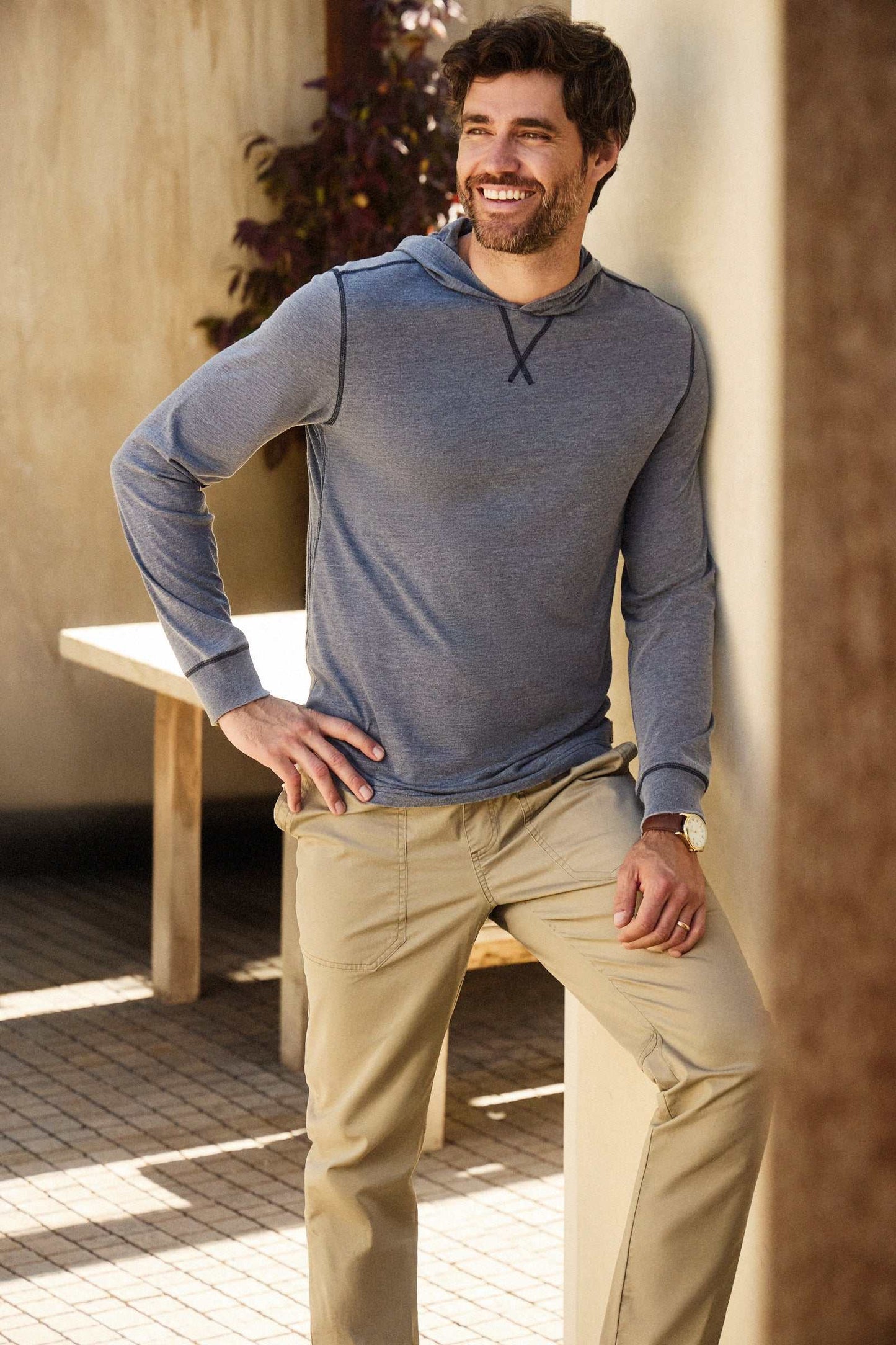 Tyler Poplin Utility Pant - Khaki - Convenient store