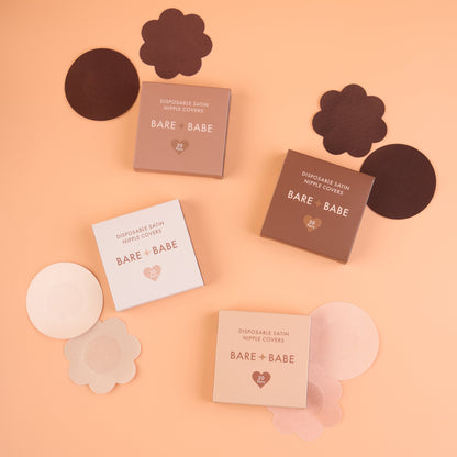 Satin Nipple Pasties - 40 Pack