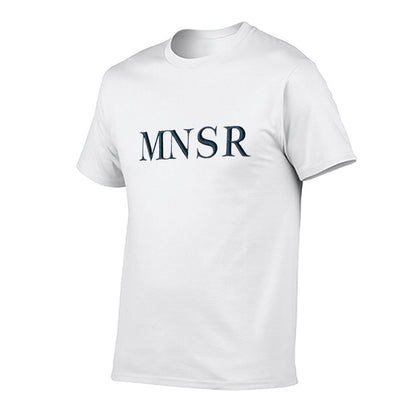 **SALE** Munsieur Men's Tee Cotton Signature Print Design "MNSR"