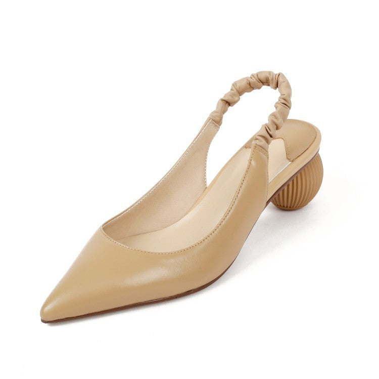 Female spherical heel high heels - Convenient store