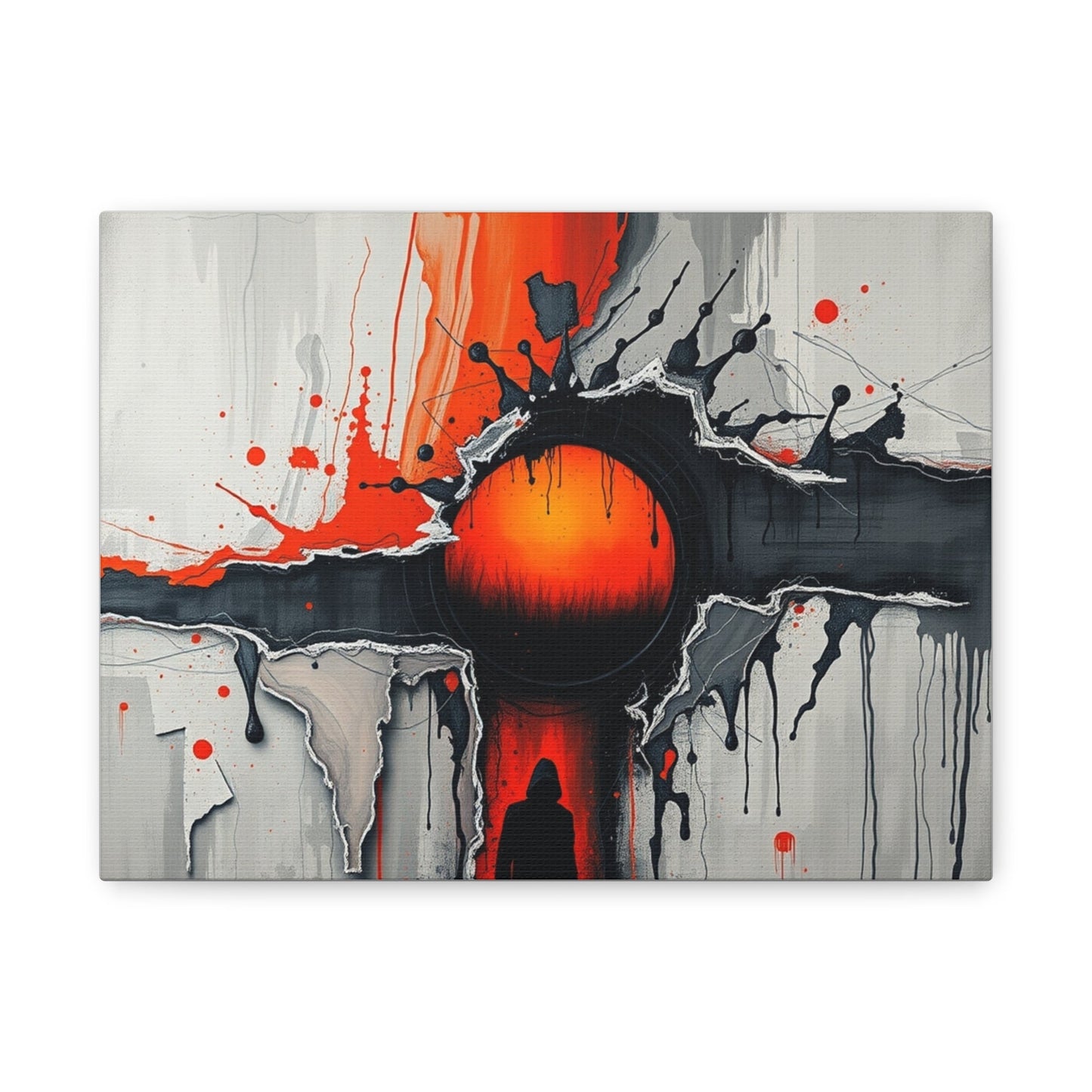 Abstract Sunset Canvas Art