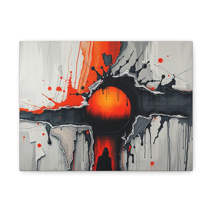 Abstract Sunset Canvas Art