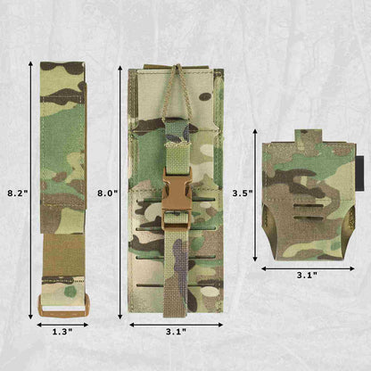 Votagoo Tactial Radio Holster Holder Case, Laser Cut Multi Platform Radio Chassi