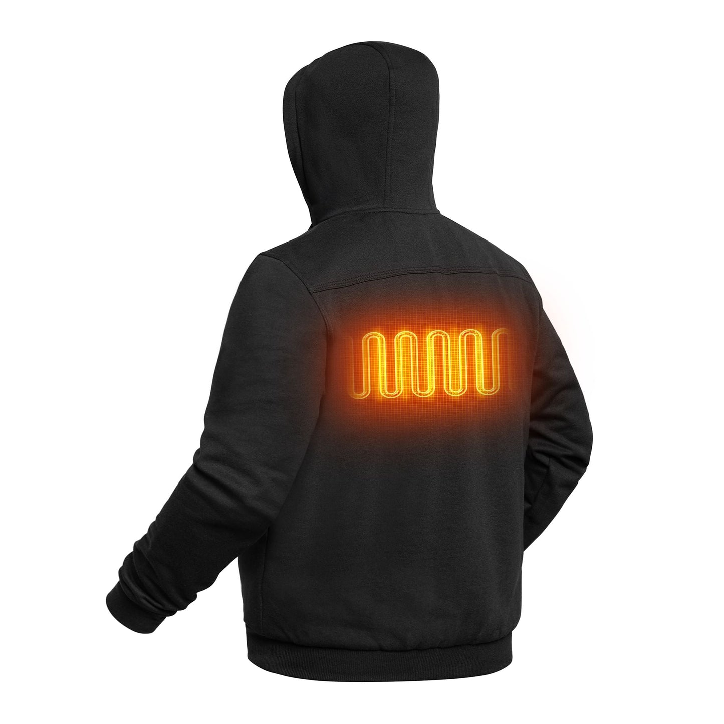 ANTARCTICA GEAR Heated Hoodie Sweater for Men with 12V 20000mAh Battery Pack