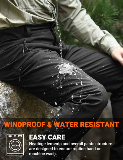 ANTARCTICA GEAR Heated Pants for Men, with 12V/20000mAh Battery