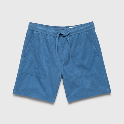 Tyler Corduroy Short - Blue - Convenient store