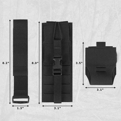 Votagoo Tactial Radio Holster Holder Case, Laser Cut Multi Platform Radio Chassi