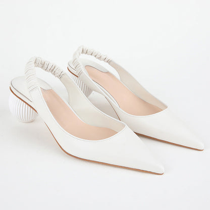 Female spherical heel high heels - Convenient store