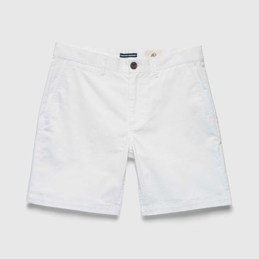 Andrew 7.5" Stretch Twill Short - Brilliant White - Convenient store