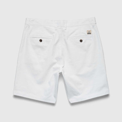 Andrew 7.5" Stretch Twill Short - Brilliant White - Convenient store