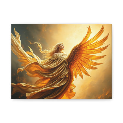Angel Wings Canvas Wall Art, Inspirational Home Decor, Spiritual Gift for Her, Religious Artwork, Angelic Decor for All Occasions