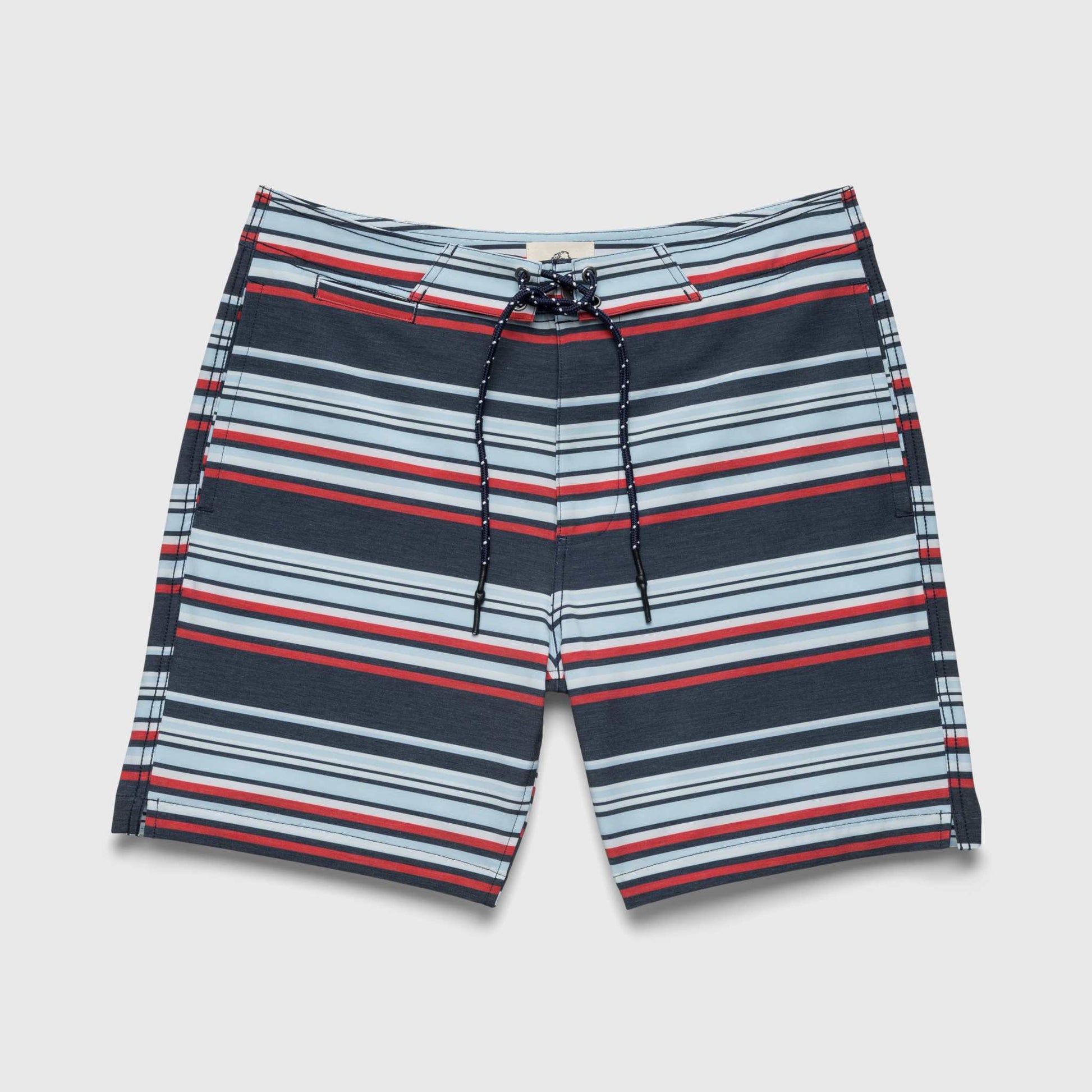 Duke 7.25” Stripe Boardshort - Navy Combo - Convenient store