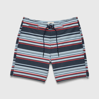 Duke 7.25” Stripe Boardshort - Navy Combo - Convenient store