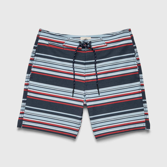 Duke 7.25” Stripe Boardshort - Navy Combo - Convenient store