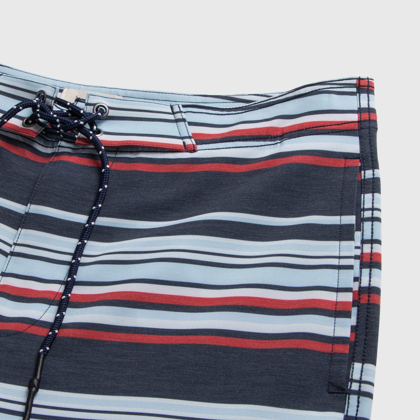 Duke 7.25” Stripe Boardshort - Navy Combo - Convenient store