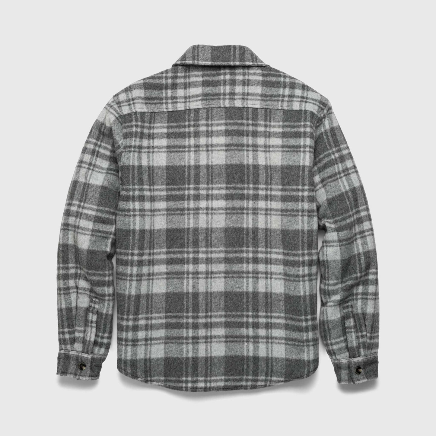 Skip Sherpa Shirt Jacket - Grey Combo - Convenient store