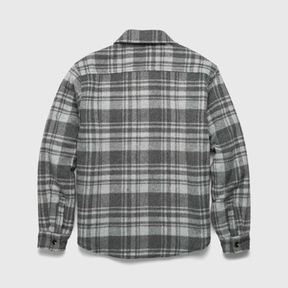 Skip Sherpa Shirt Jacket - Grey Combo - Convenient store