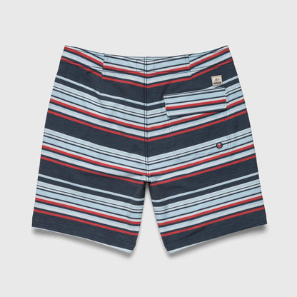 Duke 7.25” Stripe Boardshort - Navy Combo - Convenient store