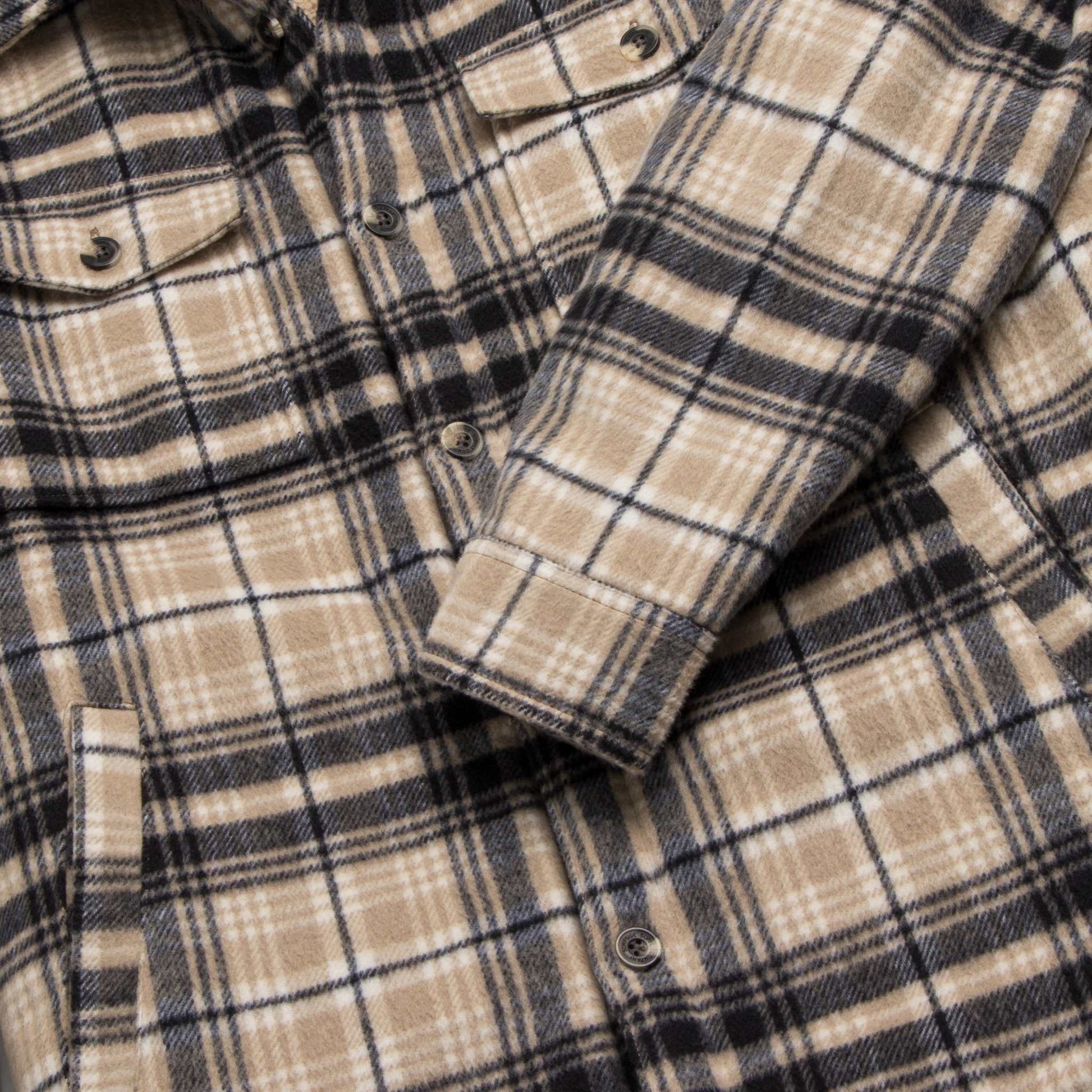 Skip Sherpa Shirt Jacket - Chinchilla - Convenient store