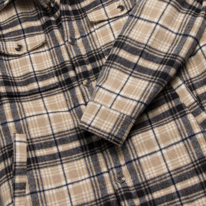 Skip Sherpa Shirt Jacket - Chinchilla - Convenient store