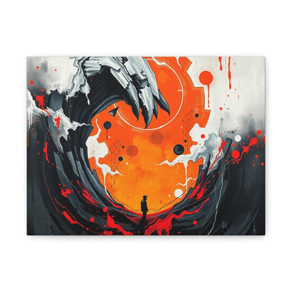 Vibrant Art Canvas Print, Wall Decor, Home Aesthetic, Living Room Artwork, Unique Gift for Art Lovers