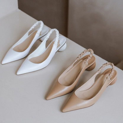 Female spherical heel high heels - Convenient store