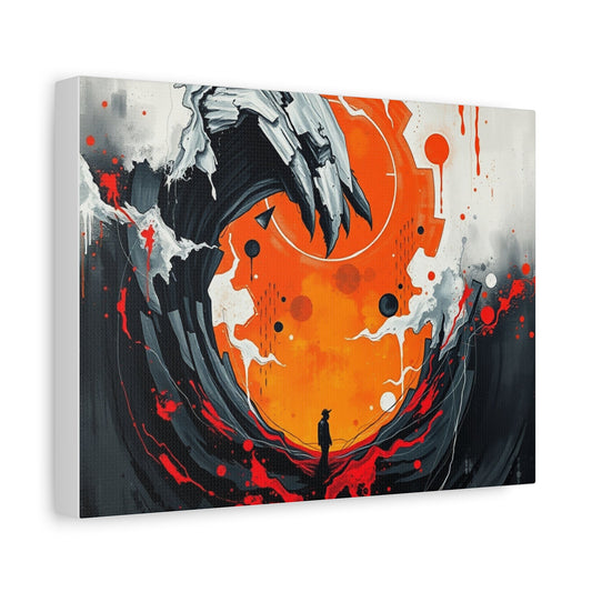 Vibrant Art Canvas Print, Wall Decor, Home Aesthetic, Living Room Artwork, Unique Gift for Art Lovers