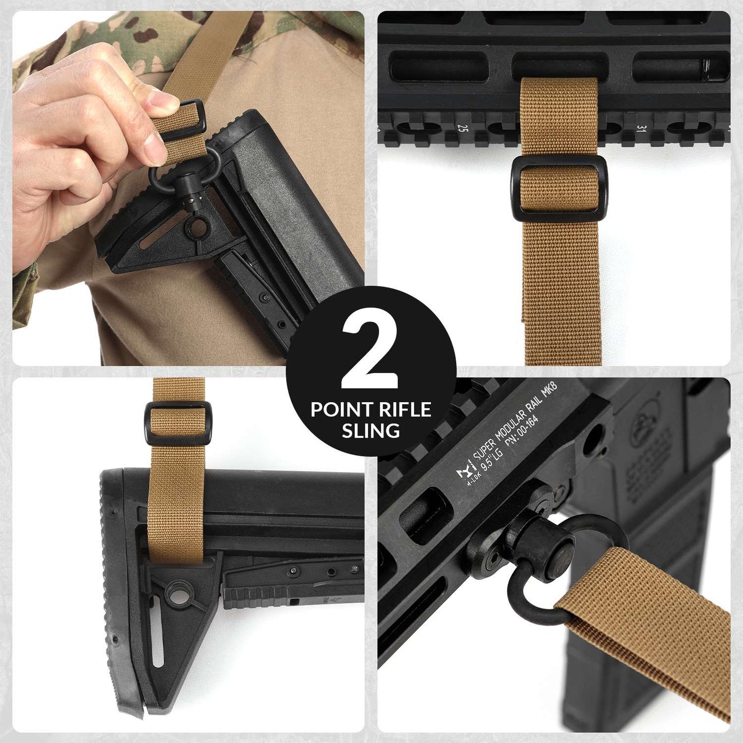 Votagoo Rifle Sling for Hunting Tactical Strap