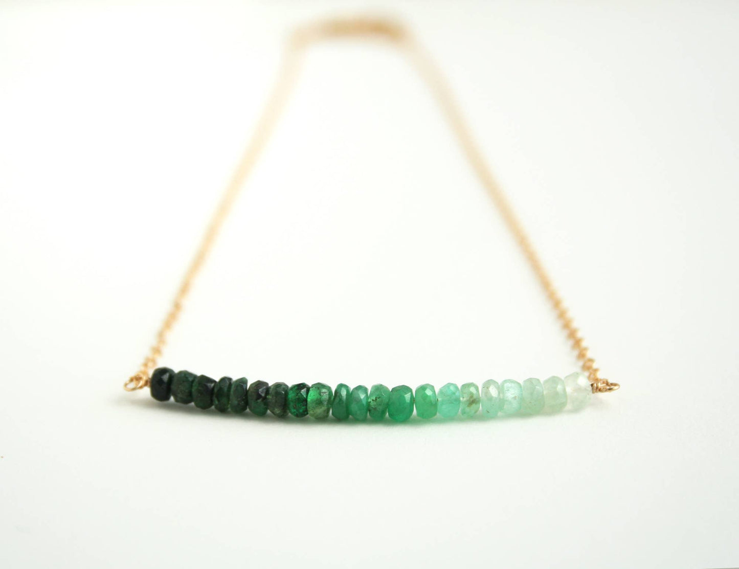 Emerald Ombre Necklace