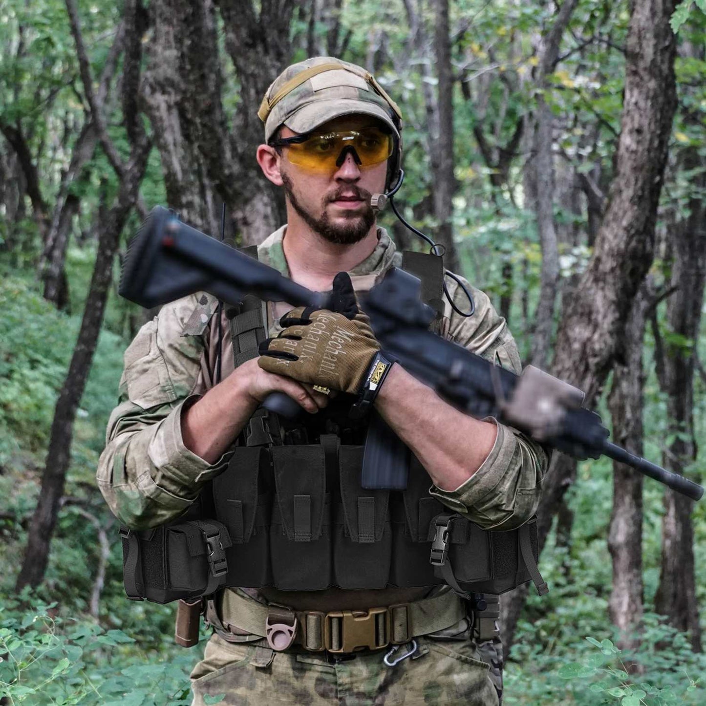 Votagoo Tactical Chest Rig with 5.56/7.62 Magazine Pouches & Detachable MOLLE System