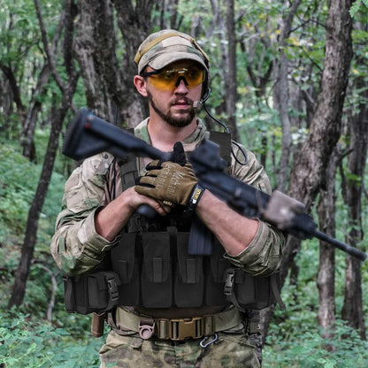 Votagoo Tactical Chest Rig with 5.56/7.62 Magazine Pouches & Detachable MOLLE System