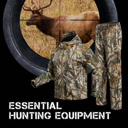 Hunting Gear Suit For Men Camouflage Windproof Jacket