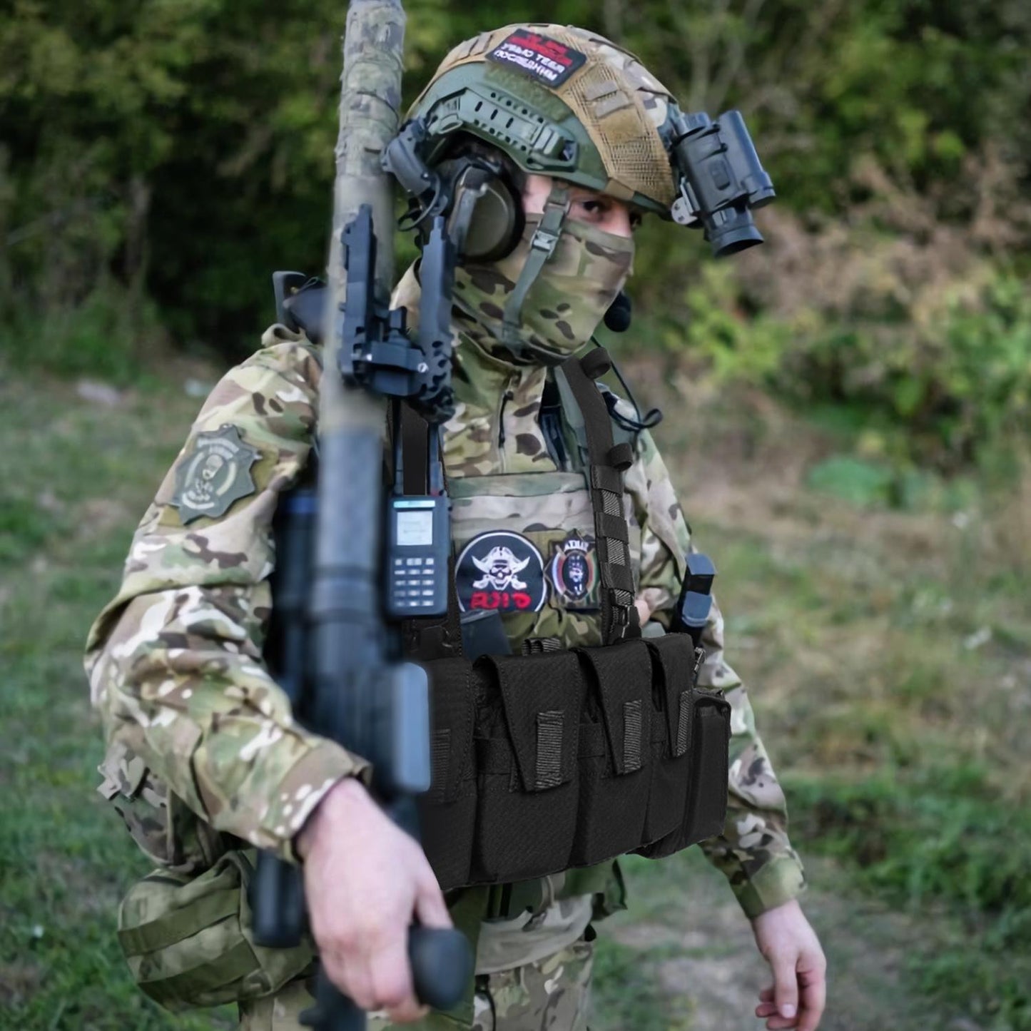 Votagoo Tactical Chest Rig with 5.56/7.62 Magazine Pouches & Detachable MOLLE System