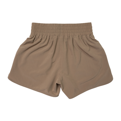 Women's High Rise Short 3.5" (Sandstone) - Convenient store