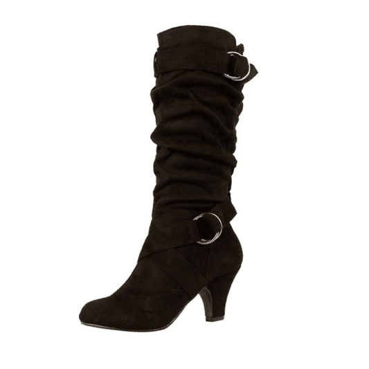 Women's boots with high heels - Convenient store