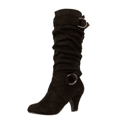 Women's boots with high heels - Convenient store
