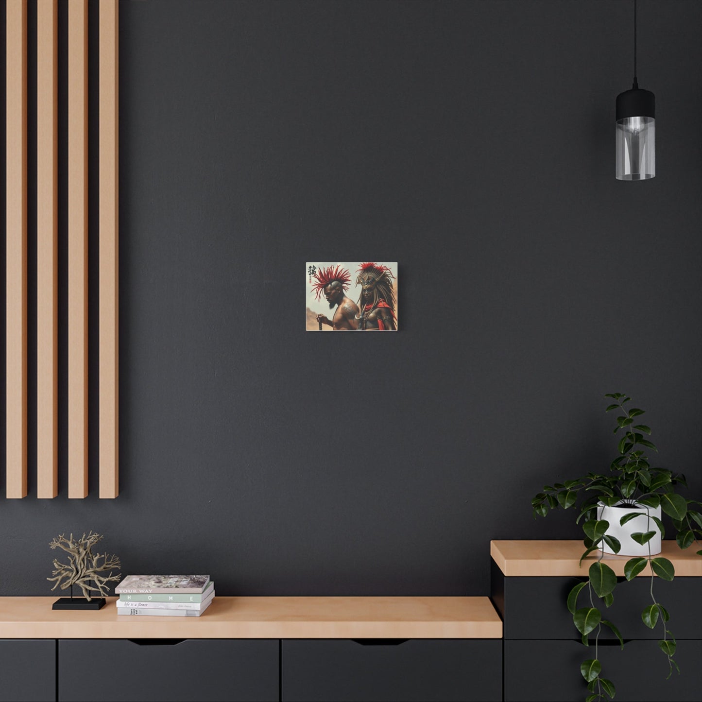 Artistic Matte Canvas Print, African Culture Decor, Unique Wall Art, Home Decoration, Spiritual Art, Black History